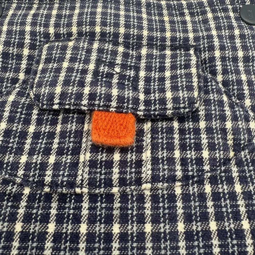 Vintage Gymboree Overall Boys 6-12 Months Blue Check Dog Sailboat Nautical